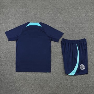 Chandal Del Inter Manica Corta 2022-2023 Azul - Pantalon Corto