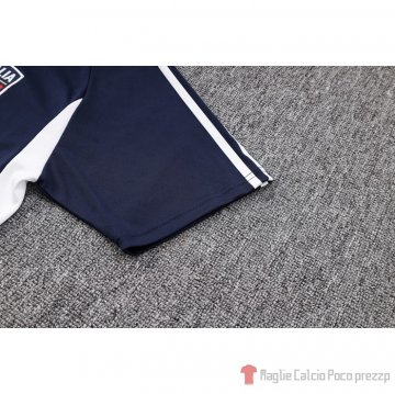Tuta da Track Italia Manica Corta 23-24 Azul