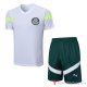 Tuta da Track Palmeiras Manica Corta 2023-24 Blanco - Pantalon Corto