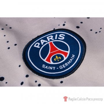 Tuta da Track Paris Saint-germain Manica Corta 2021-22 Gris