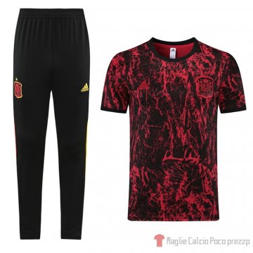 Tuta da track Spagna Manica Corta 2021 Rojo Tuta da track Spagna Manica Corta 2021 Rojo