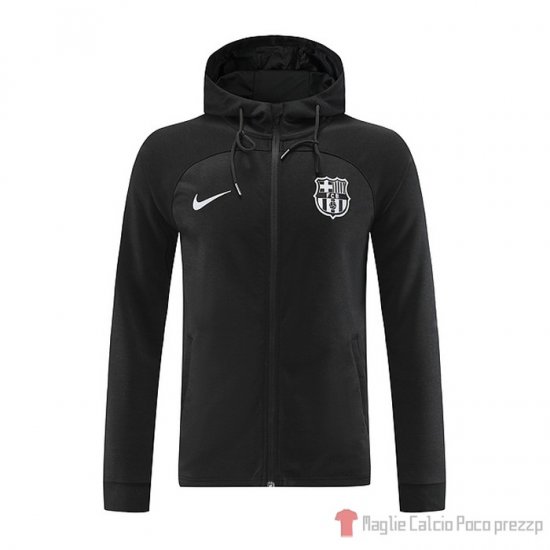 Chaqueta Con Capucha Del Barcellona 22-23 Negro - Clicca l'immagine per chiudere