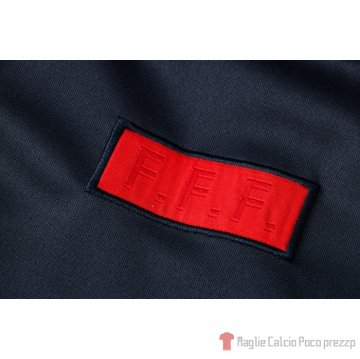Chaqueta Con Capucha Del Francia 21-22 Blu