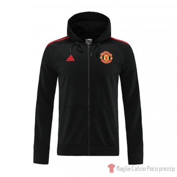 Chaqueta Con Capucha Del Manchester United 22-23 Negro Chaqueta Con Capucha Del Manchester United 22-23 Negro
