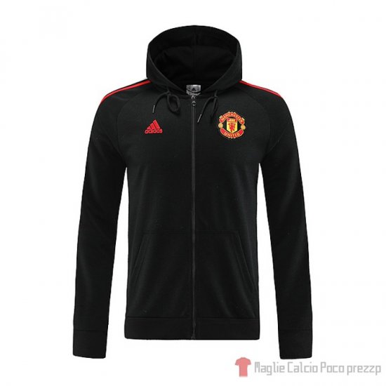 Chaqueta Con Capucha Del Manchester United 22-23 Negro - Clicca l'immagine per chiudere