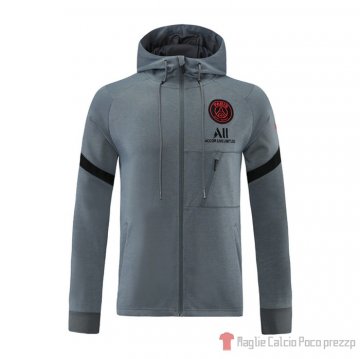 Giacca Paris Saint-germain 2021-2022 Gris Giacca Paris Saint-germain 2021-2022 Gris
