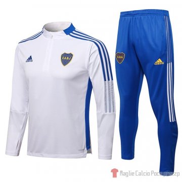 Tuta Da Track Felpa Boca Juniors 21-22 Blanco Tuta Da Track Felpa Boca Juniors 21-22 Blanco