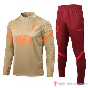 Tuta Da Track Felpa Liverpool 21-22 Amarillo Tuta Da Track Felpa Liverpool 21-22 Amarillo