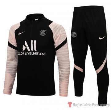 Tuta Da Track Felpa Paris Saint-germain 2021-2022 Negro