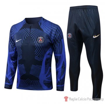 Felpa Della Tuta Paris Saint-germain 2022-2023 Azul