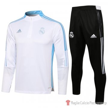 Tuta Da Track Felpa Real Madrid 21-22 Blanco Tuta Da Track Felpa Real Madrid 21-22 Blanco