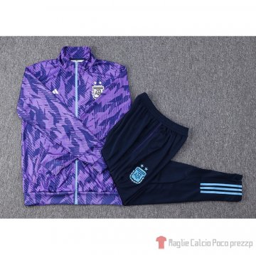 Giacca Della Tuta Argentina 2022-23 Purpura