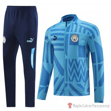 Giacca Della Tuta Manchester City 2022-23 Azul Claro