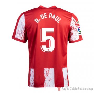 Maglia Atletico Madrid Giocatore R.de Paul Home 21-22 Maglia Atletico Madrid Giocatore R.de Paul Home 21-22