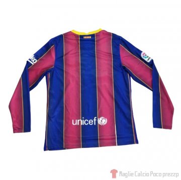 Maglia Barcellona Home Manica Lunga 2020/2021