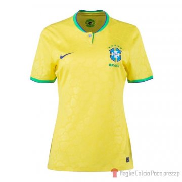 Maglia Brasile Home Donna 2022 Maglia Brasile Home Donna 2022