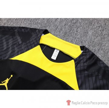 Maglia De Allenamento Paris Saint-germain Jordan 23-24 Negro