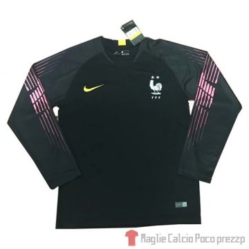Maglia Francia Portiere Manica Lunga 2018 Nero Maglia Francia Portiere Manica Lunga 2018 Nero