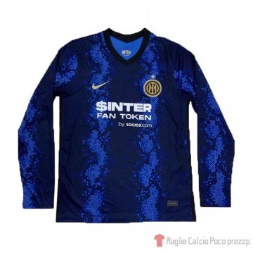 Maglia Inter Home Manica Lunga 21-22 Maglia Inter Home Manica Lunga 21-22