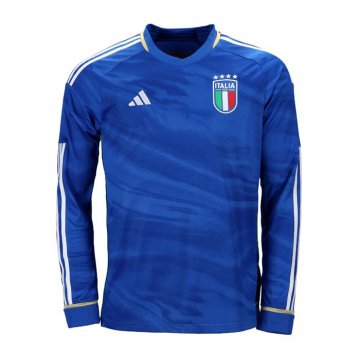 Maglia Italia Home Maniche Lunghe 23-24