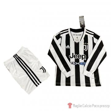 Maglia Juventus Home Manica Lunga Bambino 21-22