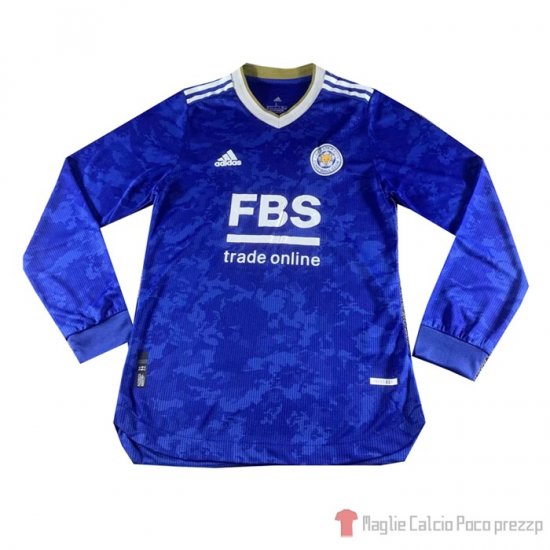 Maglia Leicester City Home Maniche Lunghe 21-22 - Clicca l'immagine per chiudere