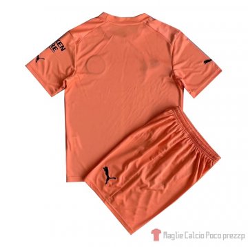 Maglia Manchester City Portiere Bambino 22-23 Naranja