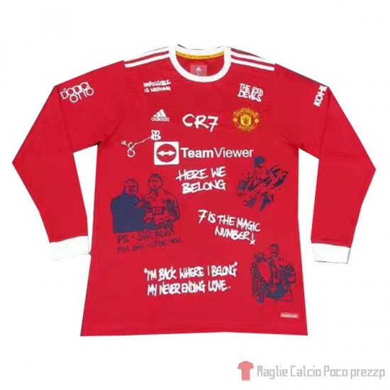 Maglia Manchester United Cr7 Manica Lunga 21-22 - Clicca l'immagine per chiudere