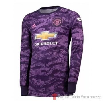 Maglia Manchester United Portiere Home Manica Lunga 2019/2020 Maglia Manchester United Portiere Home Manica Lunga 2019/2020