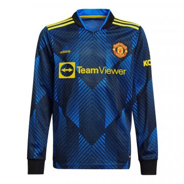 Maglia Manchester United Terza Manica Lunga 21-22