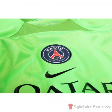 Maglia Paris Saint-germain Portiere Maniche Lunghe 22-23 Verde