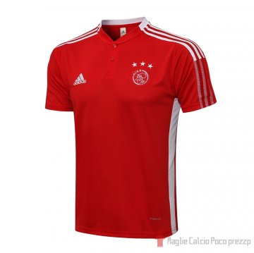 Maglia Polo Ajax 21-22 Rosso Maglia Polo Ajax 21-22 Rosso