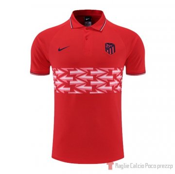 Maglia Polo Atletico Madrid 22-23 Rosso