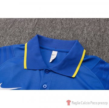 Maglia Polo Barcellona 2021-22 Blu