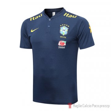 Maglia Polo Del Brasile 2022-2023 Azul Maglia Polo Del Brasile 2022-2023 Azul