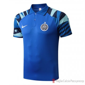 Maglia Polo Del Inter 22-23 Azul Maglia Polo Del Inter 22-23 Azul