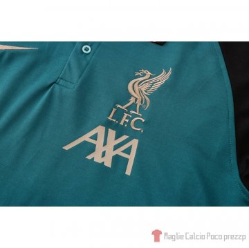 Maglia Polo Liverpool 22-23 Verde