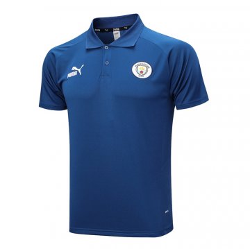 Maglia Polo Del Manchester City 23-24 Azul