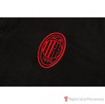 Maglia Polo Del Milan 2021-22 Negro