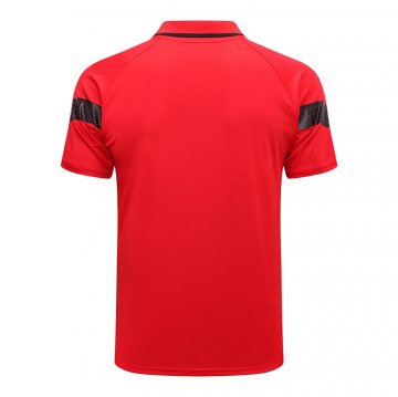 Maglia Polo Del Milan 23-24 Rojo