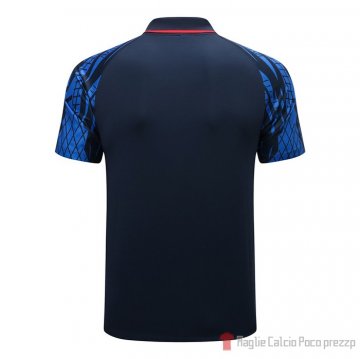 Maglia Polo Del Paises Bajos 22-23 Azul