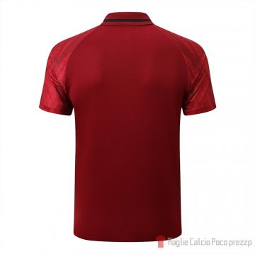 Maglia Polo Del Portogallo 22-23 Rojo