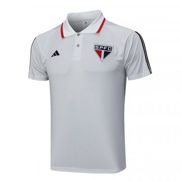 Maglia Polo Del Sao Paulo 23-24 Gris Maglia Polo Del Sao Paulo 23-24 Gris