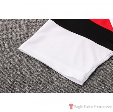 Maglia Polo Manchester United 21-22 Bianco E Rosso