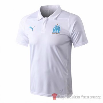 Maglia Polo Marsiglia 18-19 Bianco Maglia Polo Marsiglia 18-19 Bianco