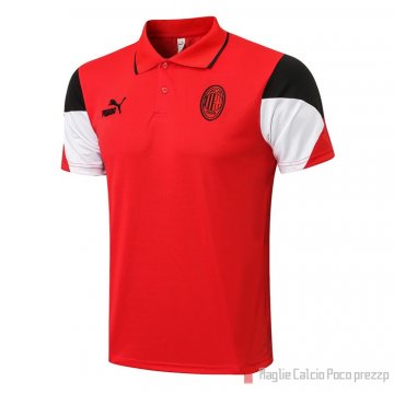 Maglia Polo Milan 21-22 Rosso Maglia Polo Milan 21-22 Rosso