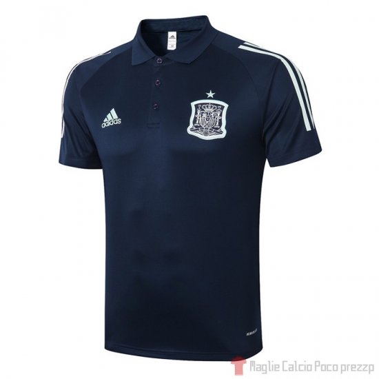 Maglia Polo Spagna 2020 Blu - Clicca l'immagine per chiudere