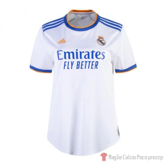 Maglia Real Madrid Home Donna 21-22 - Clicca l'immagine per chiudere