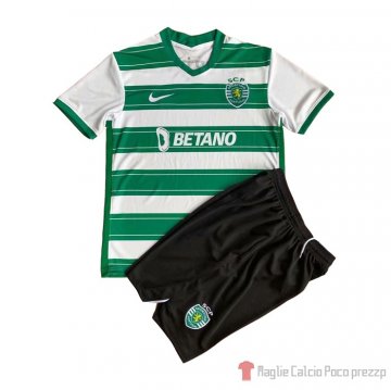 Maglia Sporting Home Bambino 21-22 Maglia Sporting Home Bambino 21-22