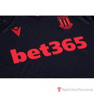 Maglia Stoke City Away 22-23 Negro